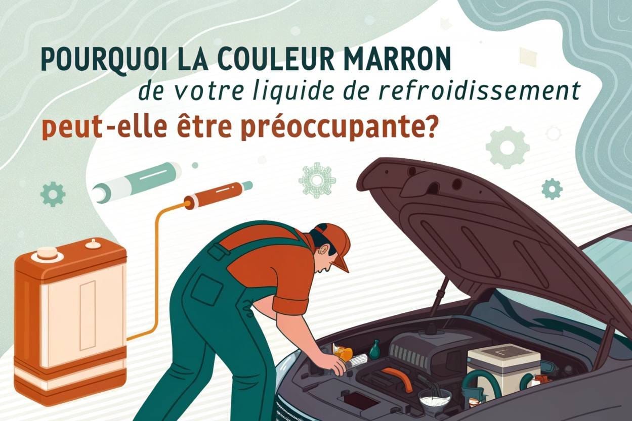 Pourquoi la couleur marron de votre liquide de refroidissement peut-elle être préoccupante