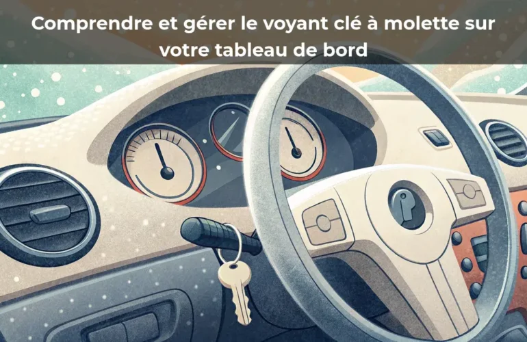 Comprendre et gérer le voyant clé à molette sur votre tableau de bord