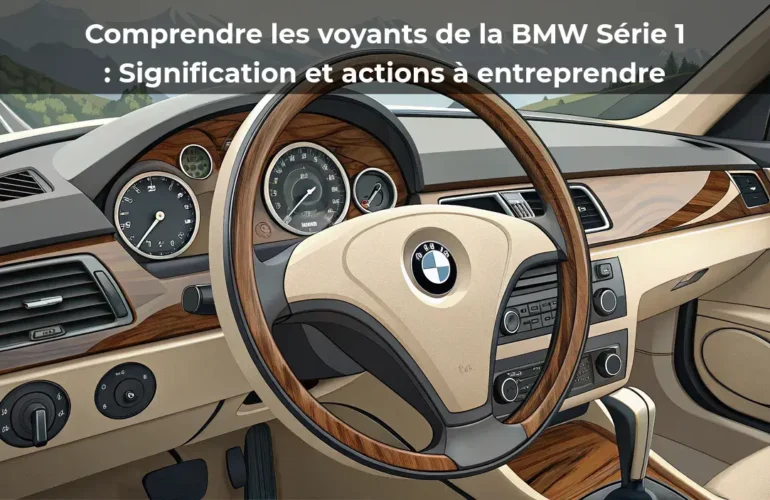 Comprendre les voyants de la BMW Série 1 : Signification et actions à entreprendre