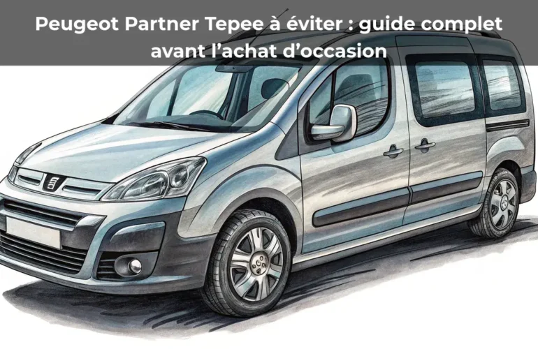 Peugeot Partner Tepee à éviter : guide complet avant l'achat d'occasion