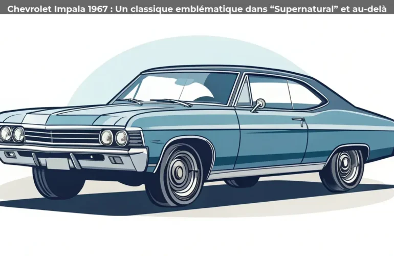 Chevrolet Impala 1967 : Un classique emblématique dans "Supernatural" et au-delà