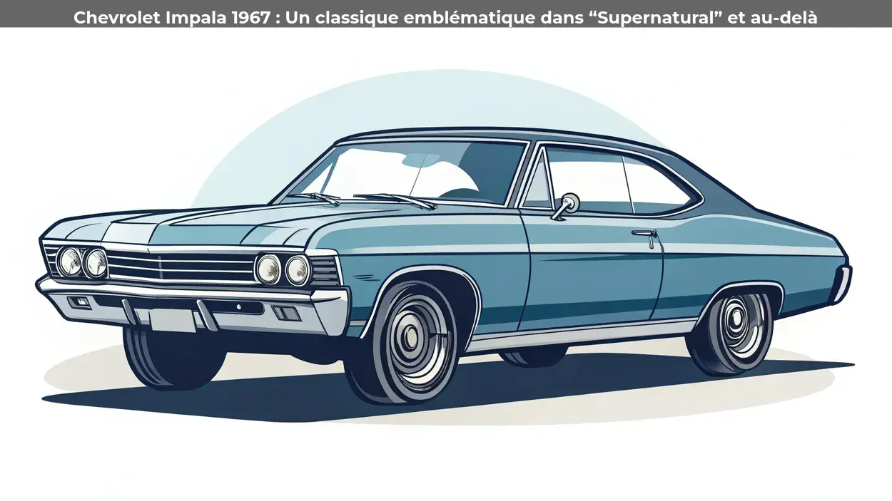 Chevrolet Impala 1967 : Un classique emblématique dans "Supernatural" et au-delà