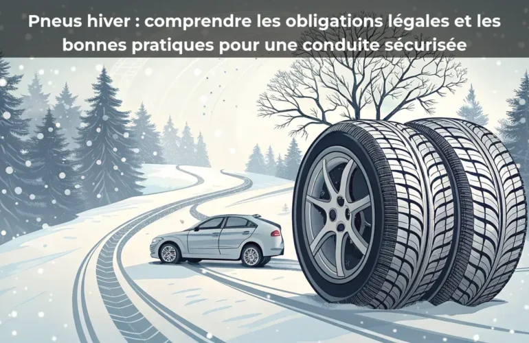 Pneus hiver : comprendre les obligations légales et les bonnes pratiques pour une conduite sécurisée